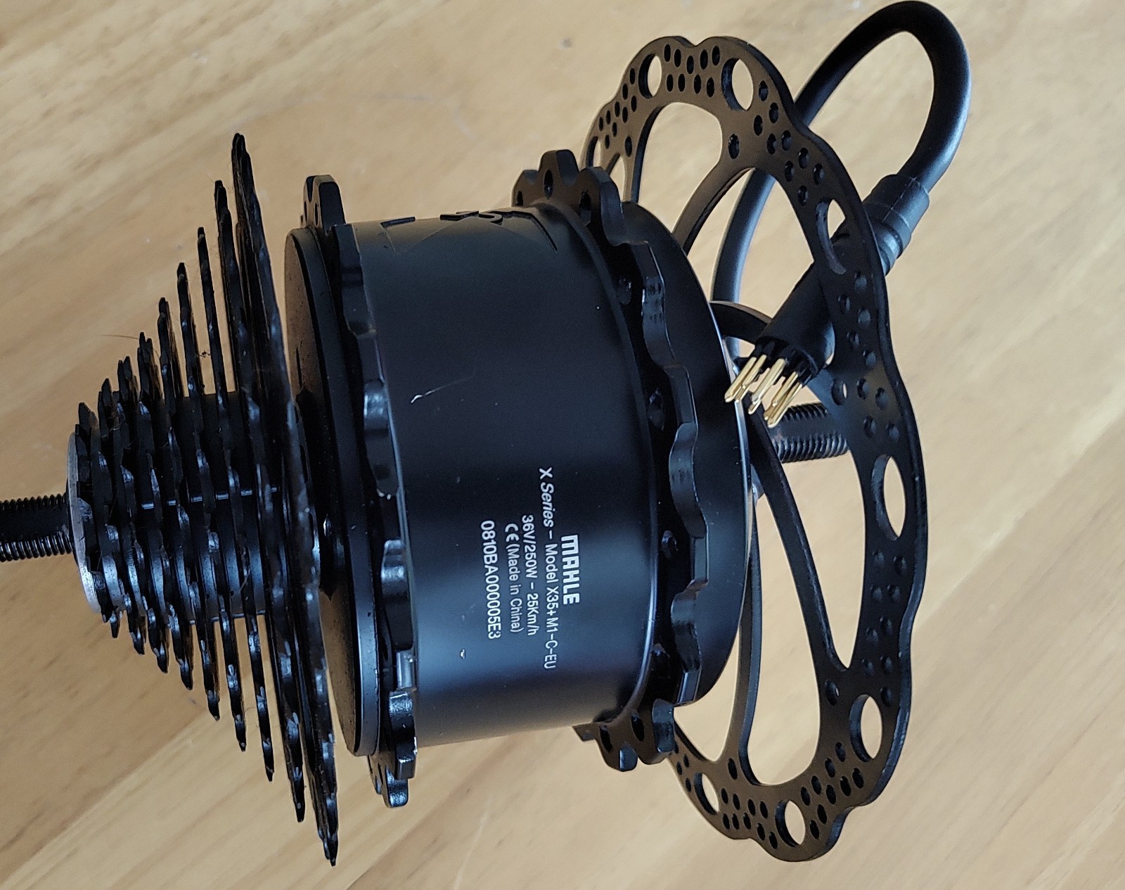 Mahle X35 drive unit and Shimano CS HG200 9 speed sold together.