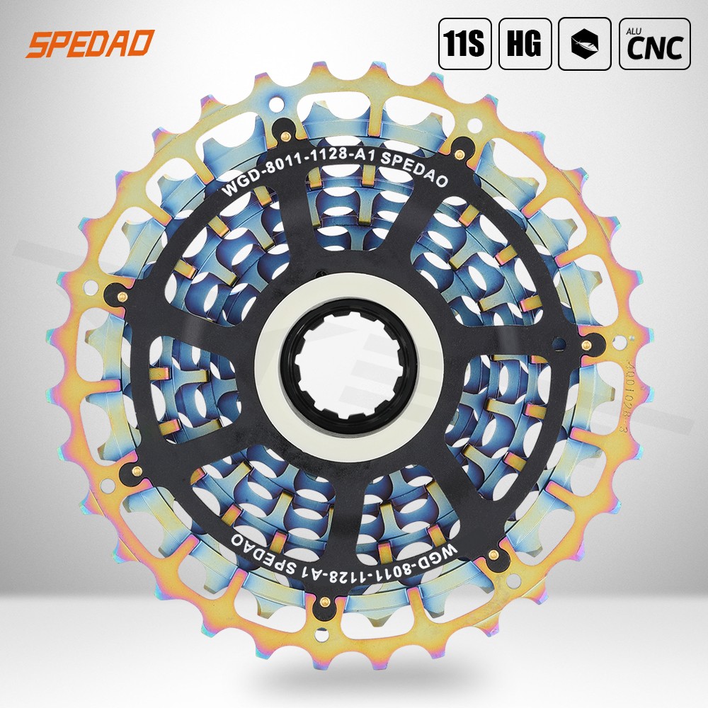 SPEDAO 11 Speed Road Bike Cassette 11-28T/32T/34T CNC HG for Shimano SRAM