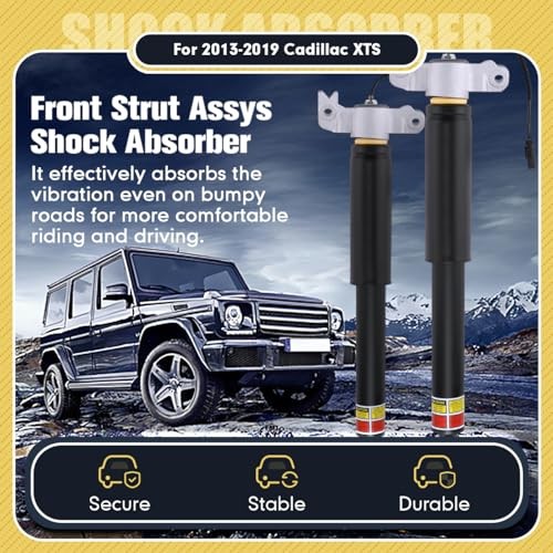 84326294 Rear Air Suspension Shock 1 Pair Rear Shock Struts 2013-2019 Black