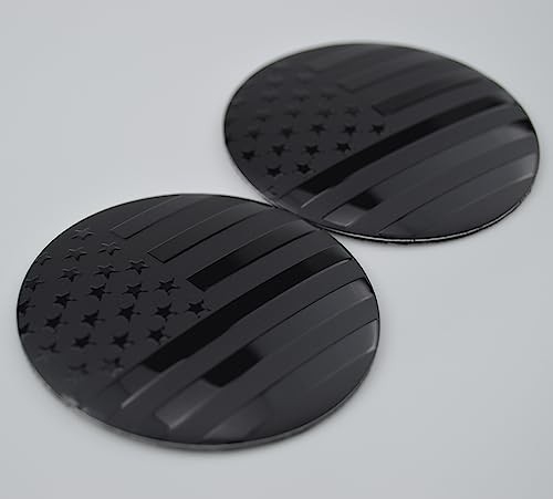 4X 56.5mm=2.24 inches Black American Flag 2.23 inches(56mm) U.S. Flag – Black