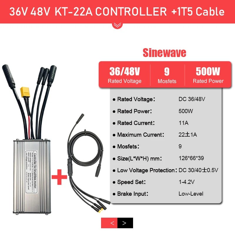 36V 250W 350W 48V 500W 750W 1000W 1500W Waterproof Brushless E-bike Controller