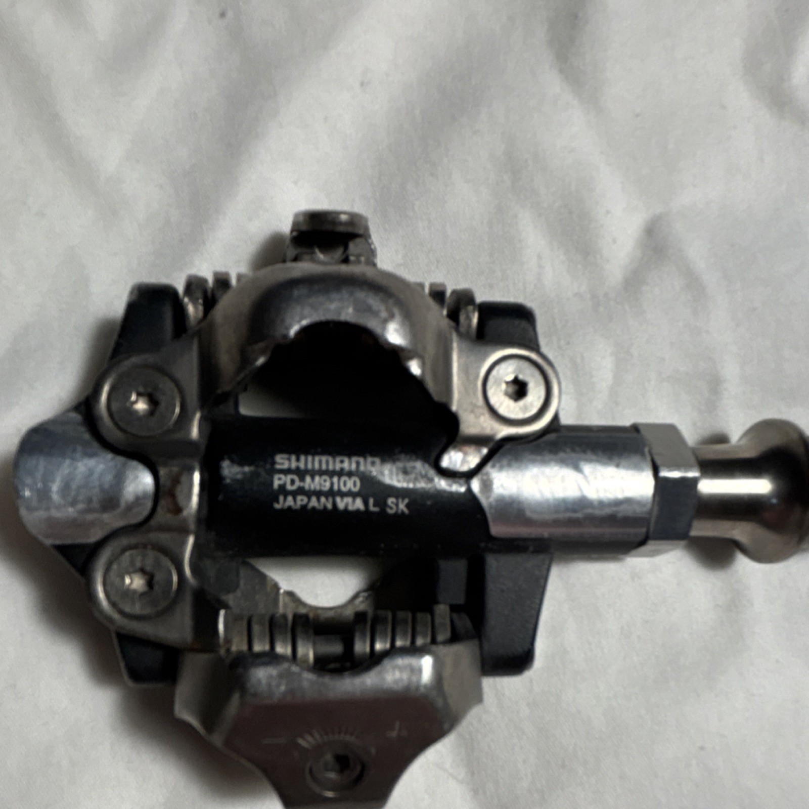 Shimano XTR PD-M9100 Clipless Pedals Black Silver Aluminum Steel 9/16″