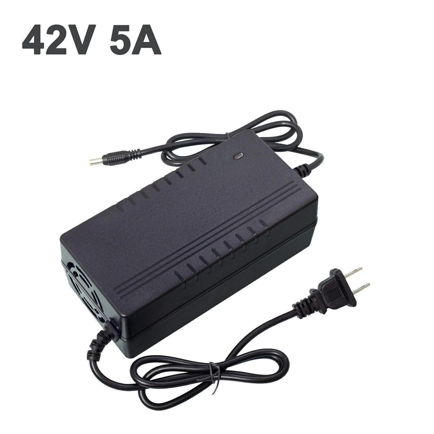 42V 5A Smart Charger DC 5.5×2.1mm Plug for 36V Bicycle Lithium Li-ion Battery US