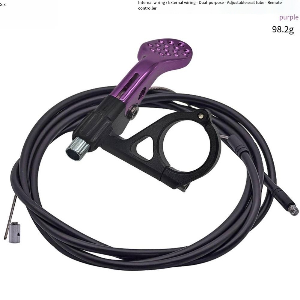 Dropper Seatpost Remote Lever with 1500mm Housing 22.2mm Aluminum Alloy MTB