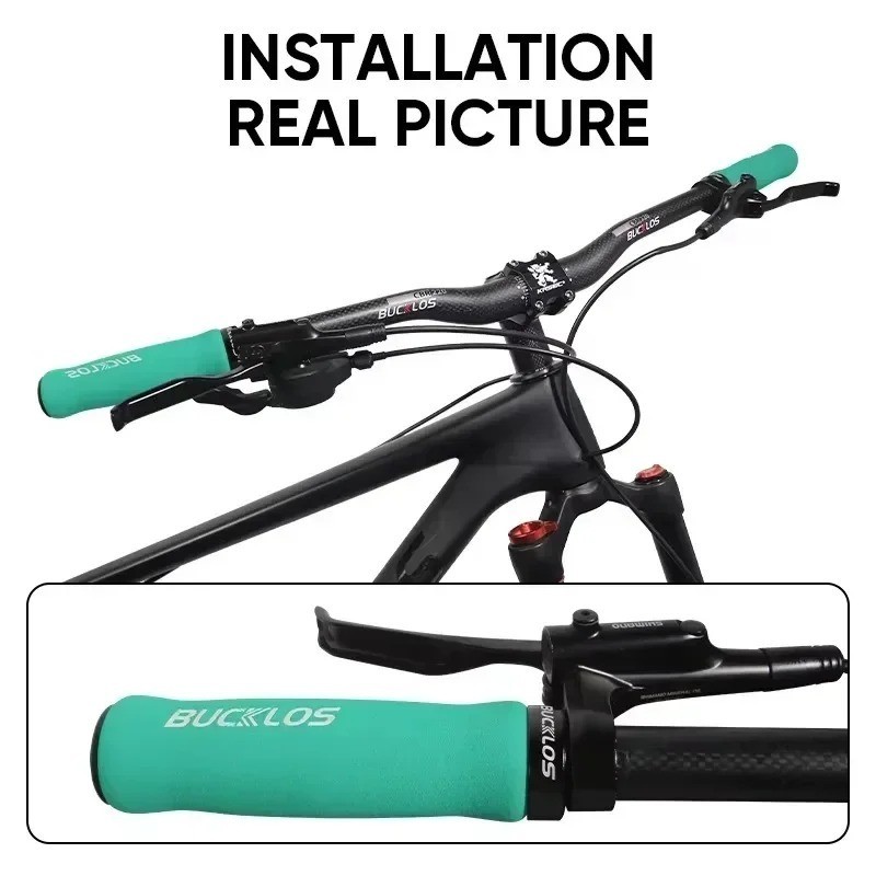 MTB Bicycle Handlebar Grips Rubber Anti-Slip Lock-On BMX Mountain Bike Covers