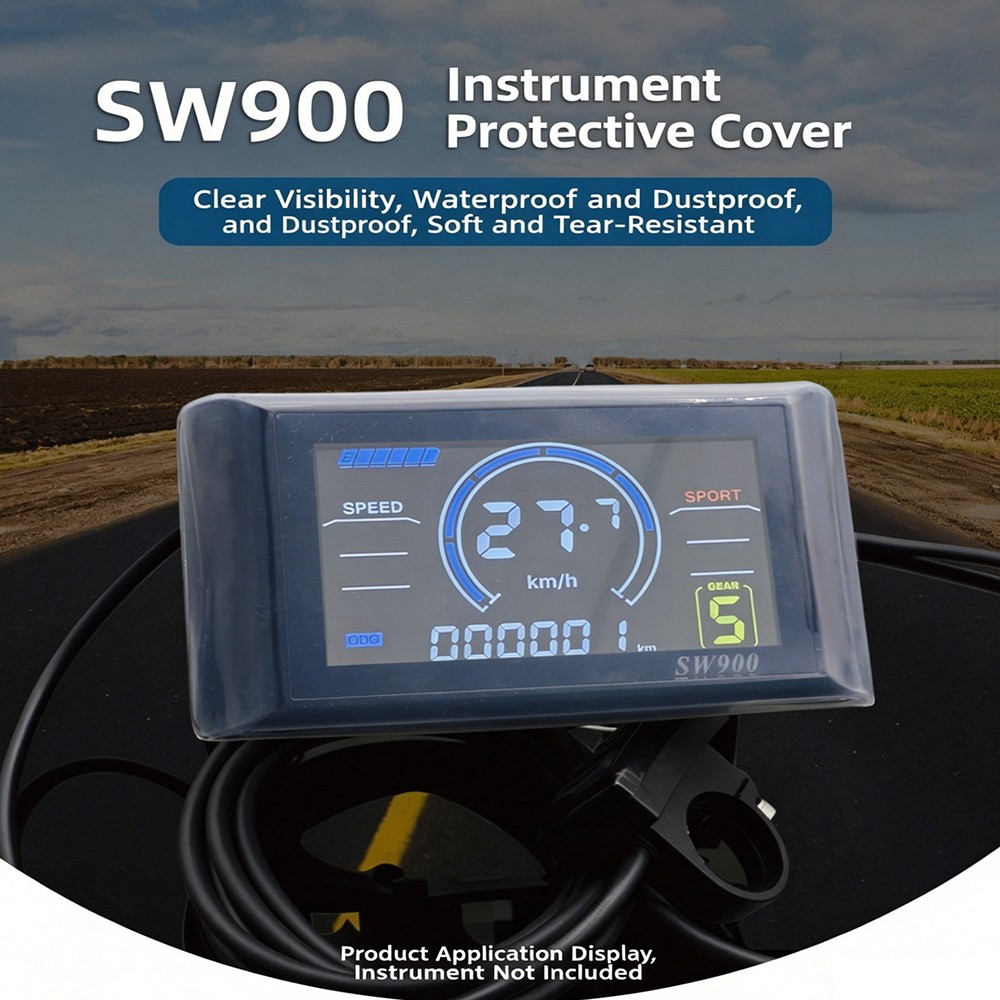 Electric Bike SW900 Display Cover Silicone Protective Case Waterproof Dustproof