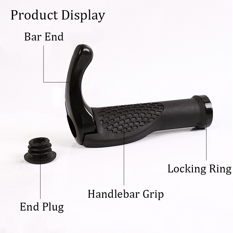 Bike Grips Rubber Mountain Bicycle MTB Handlebar Ergonomic Cycling Lock On Bar