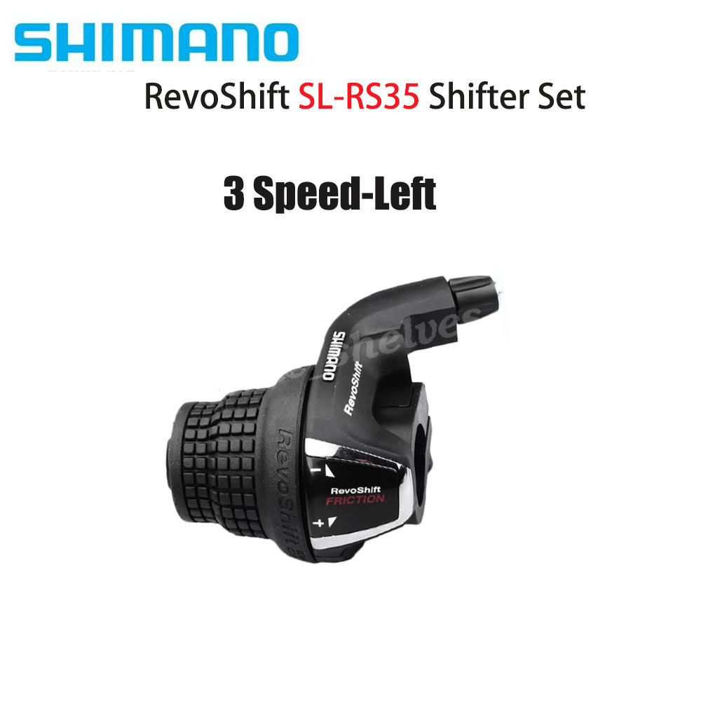 Shimano RevoShift SL-RS35 3/6/7/ 8/21 Speed Twist Grip Shifter Set for MTB