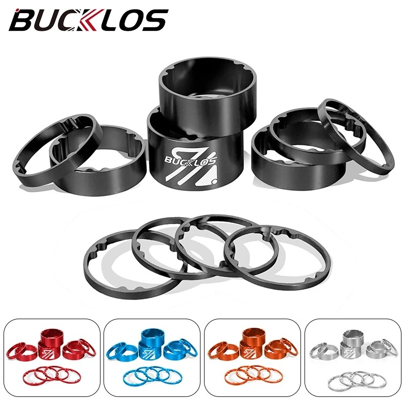 11/5 pcs Headset Spacer 2-20mm Carbon/Aluminum 1-1/8″ MTB BMX Bike Fork Washer