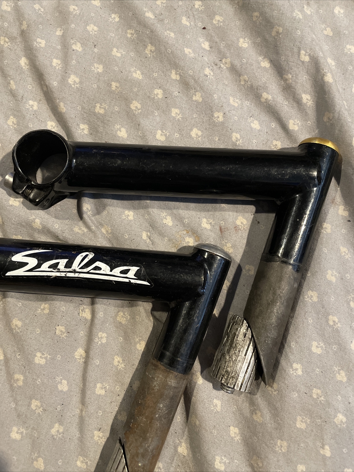 Salsa steel road stem 1” 14cm 25.8 handmade!