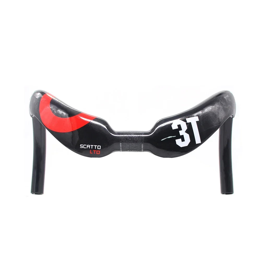 SCATTO LTD Road Bike Track Bar Carbon Cycling Handlebar 31.8mm Width