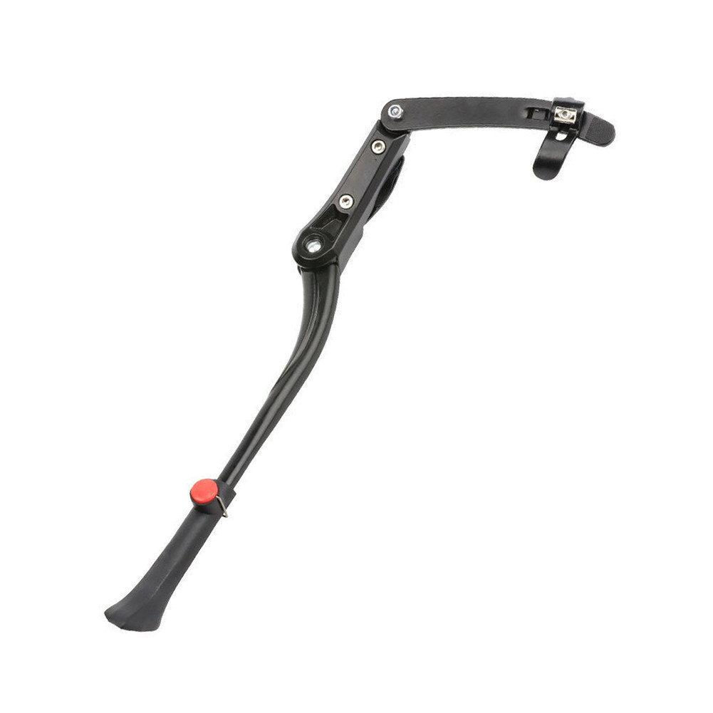 Adjustable Bike Footrest Rack 55cm for Mountain Bikes Black Alloy 413g Portable