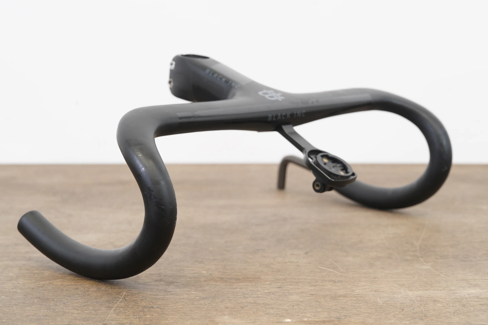 38cm 110mm -6 Degree Black Inc. Carbon Barstem Handlebar Mount 1 1/8″