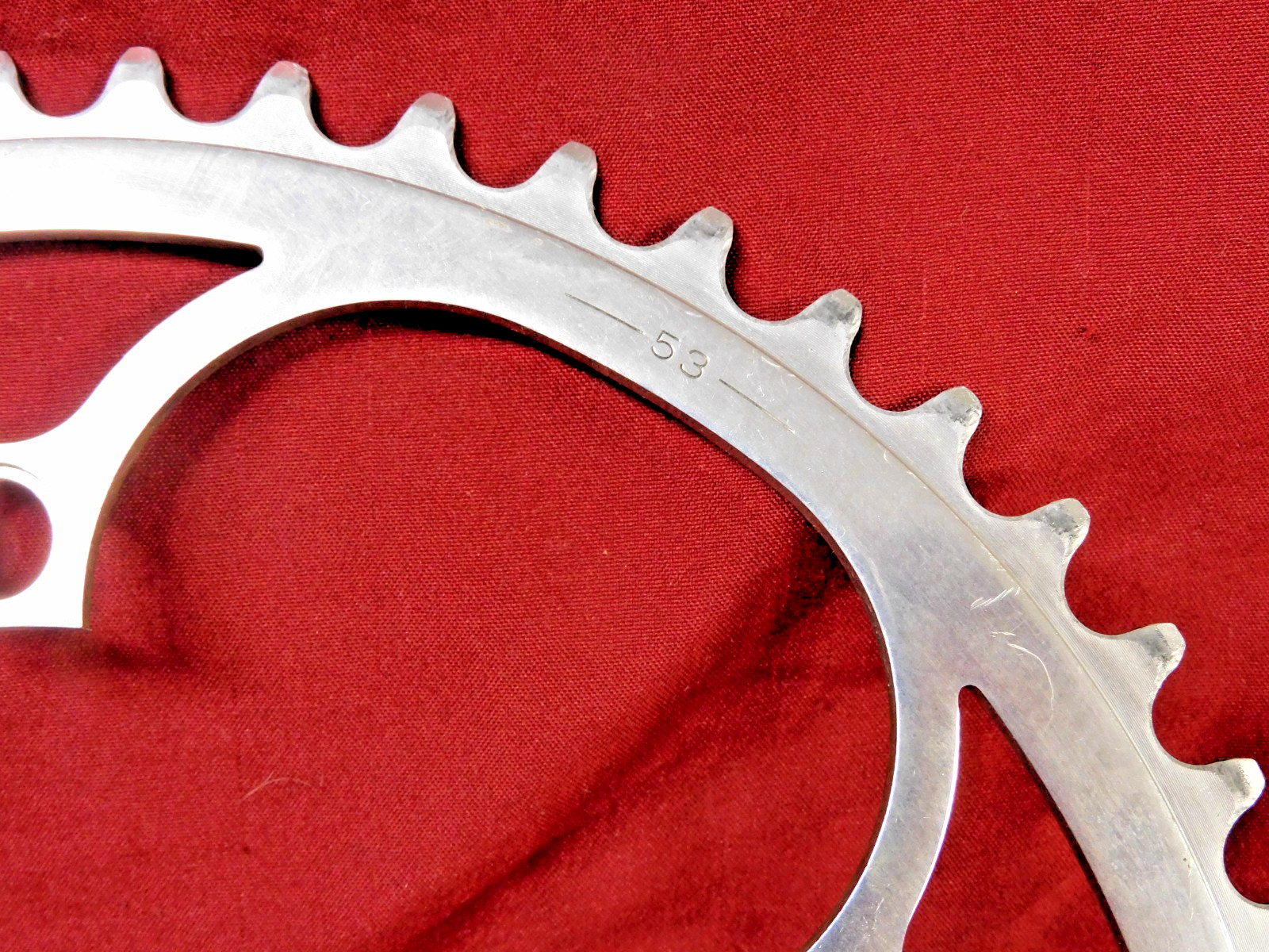 Vintage Campagnolo Record 9 / 10 Speed Chainring 53 Tooth x 135 mm BCD