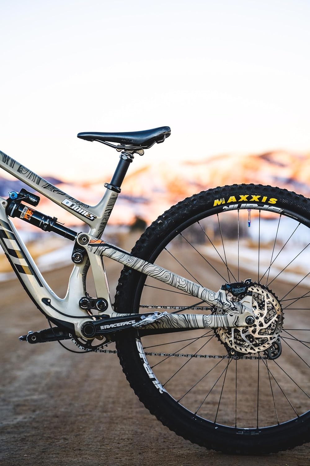 Clear Vinyl Wrap for Bicycle Frame