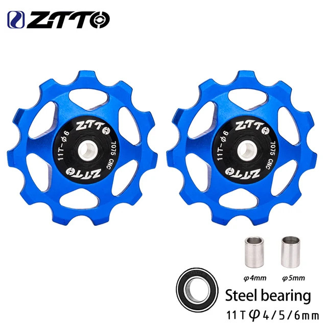 11T 13T Bicycle Derailleur Pulley Steel Bearing Jockey Wheel MTB Road