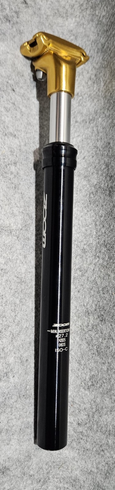 ZOOM Suspension Seatpost Shock Absorber MTB Bike Seat Post 27.2 mm 350mm New