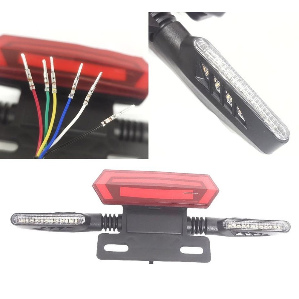 for ebike Scooter Electric Vehicle Brake Light Light Turn Signal Tail Light LED