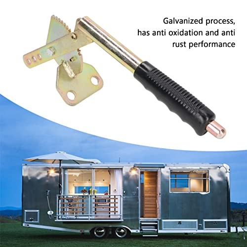 Trailer Hand Brake Lever Antislip Galvanized Steel Parking Brake Handle for