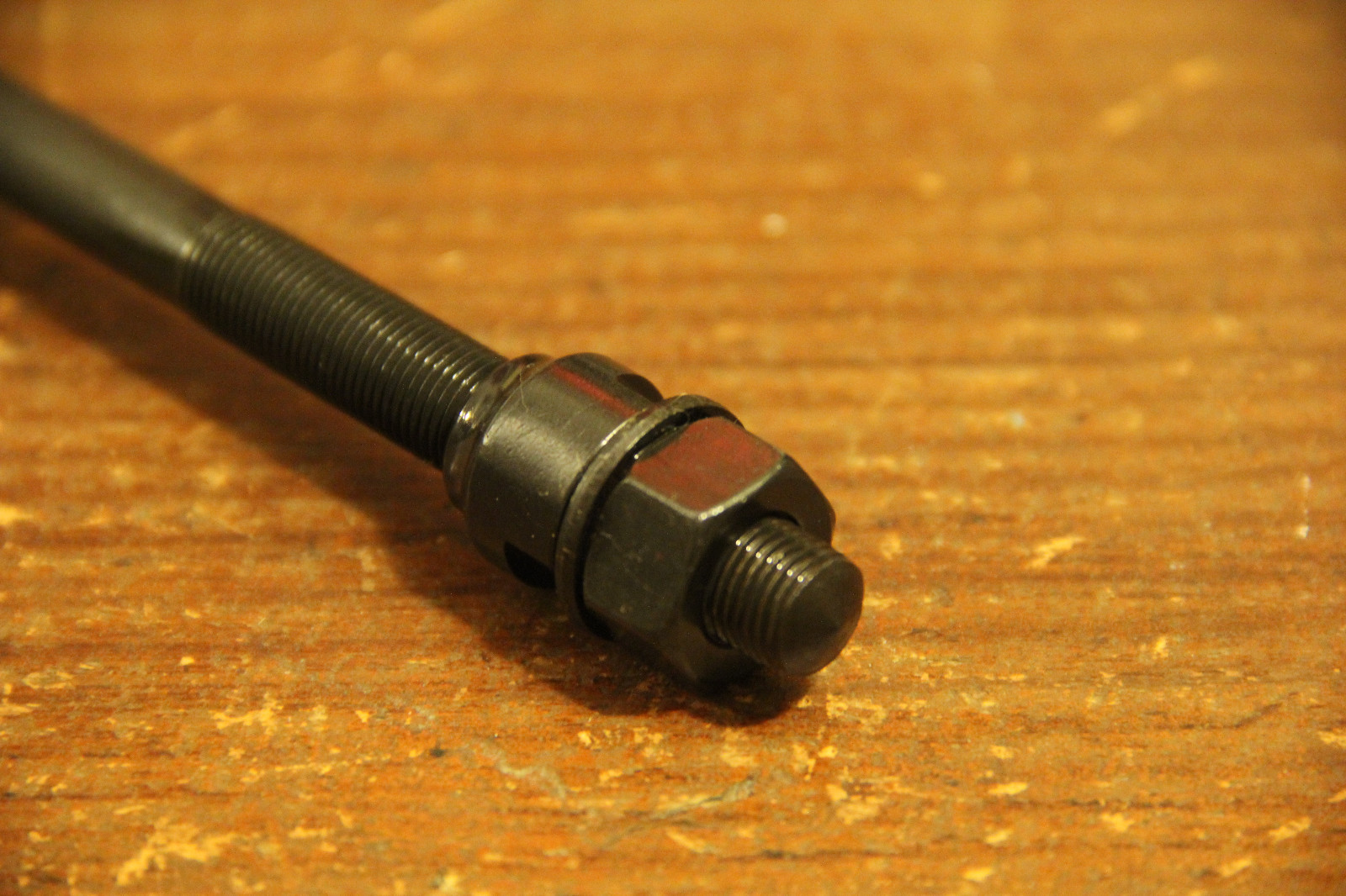 Bicycle Bike Rear Axle M10 190mm Single Speed Black