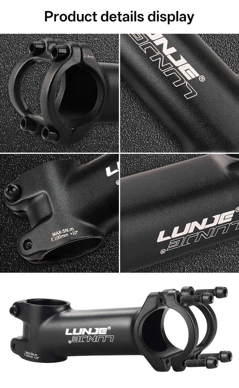 Ultralight Bike Power 60/70/80~100/110MM MTB Bike Stem 10/17/25/35 Degree Parts