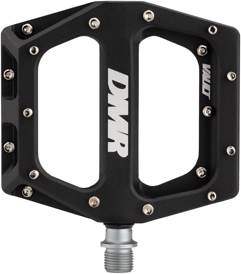 DMR Vault Platform Pedals 9/16″ Concave Alloy Body Removable Pins Sandblast Blk