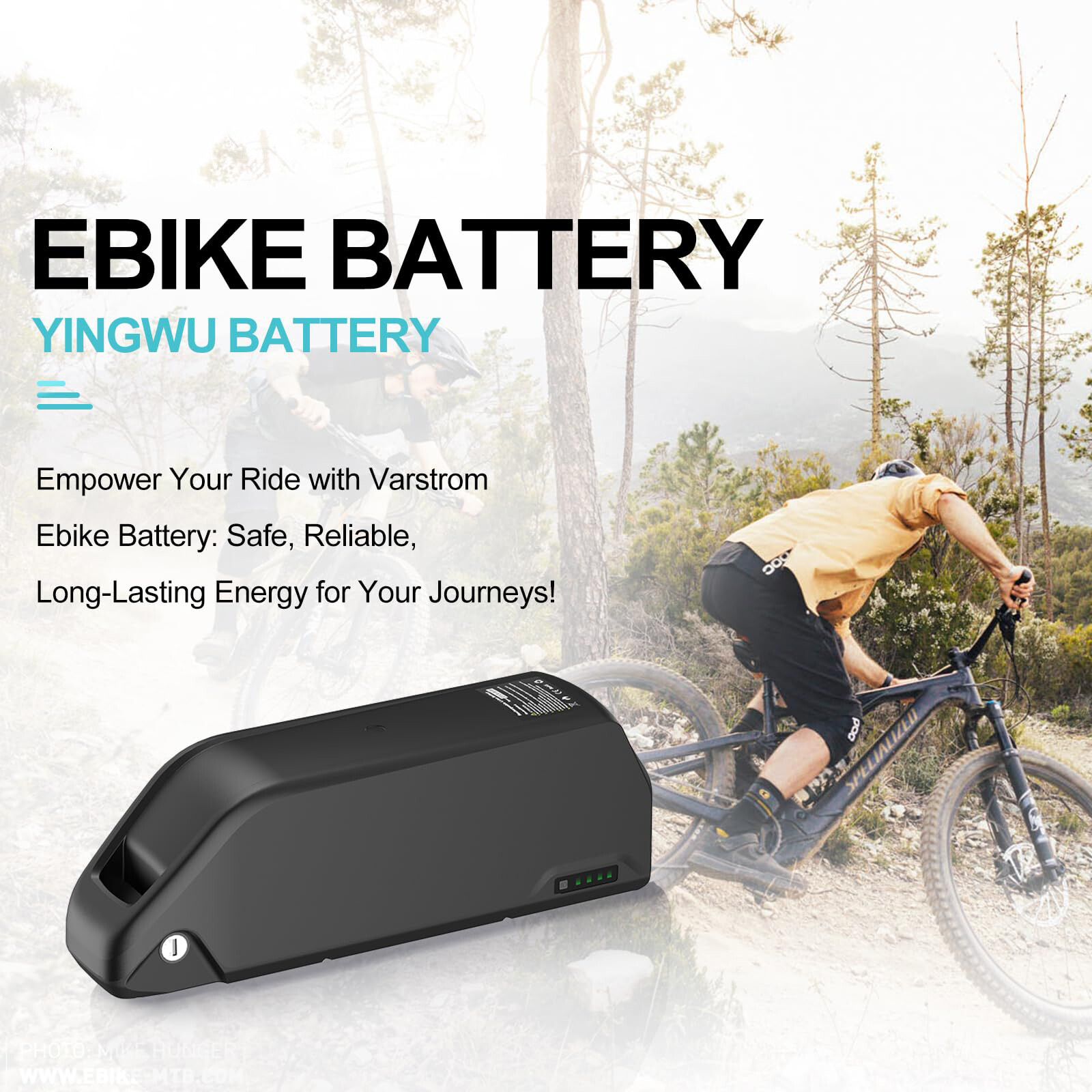 48V 52V 30Ah Jumbo/New Hailong Electric Bike Lithium Battery For 0W-1500W Motors