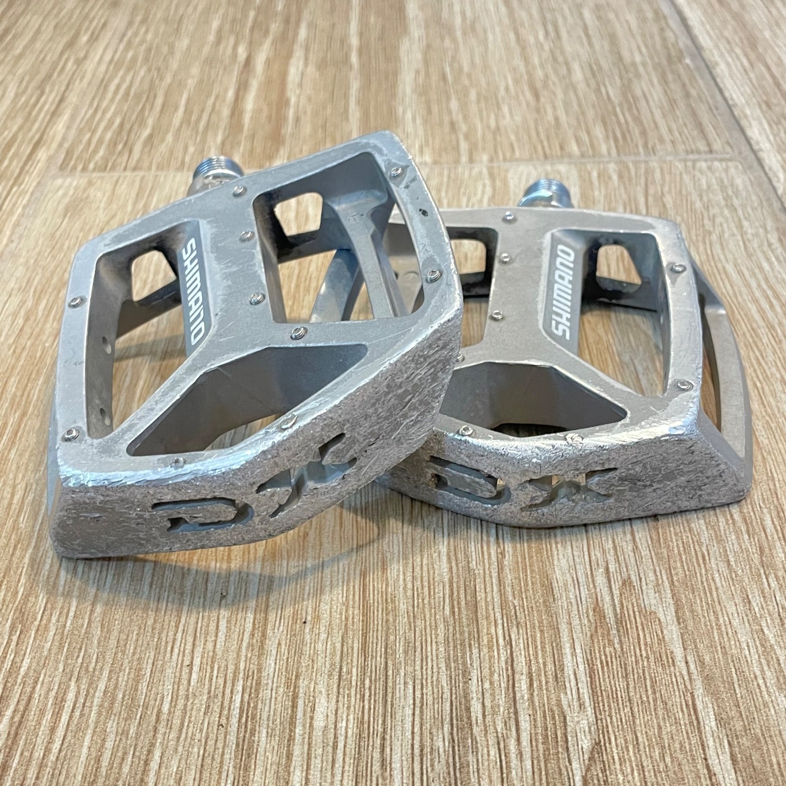 Vintage Shimano DX PD-MX30 Pedals Gray Platform MTB BMX DH Japan