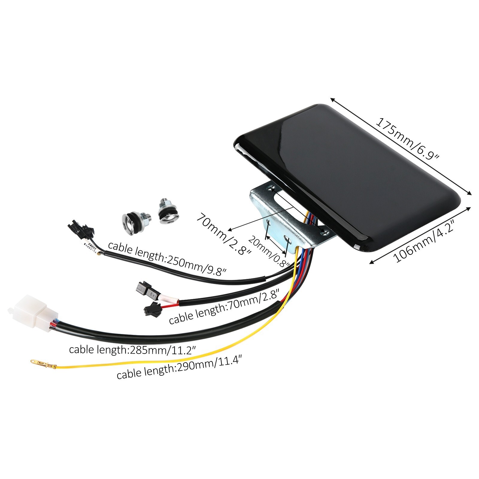 48V-64V 1000W-1800W Brushless Electric Motor Controller W/Display Wiring for ATV
