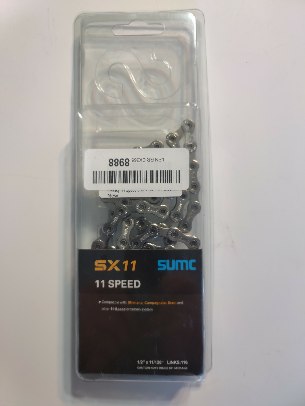 SUMC SX11 11 Speed Bike Chain 1/2″ X 11/128″ 116 Links NEW