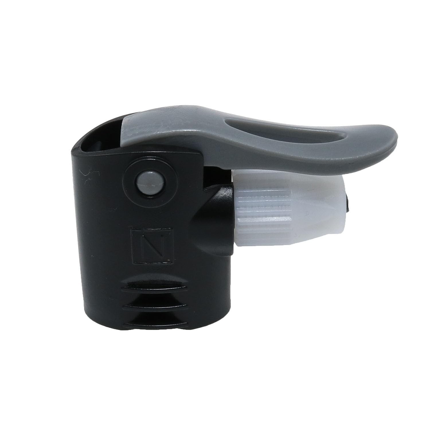 Black Dual Head Bike Pump Adapter Valve Quick Pump Fitting Replacement Nozzle…