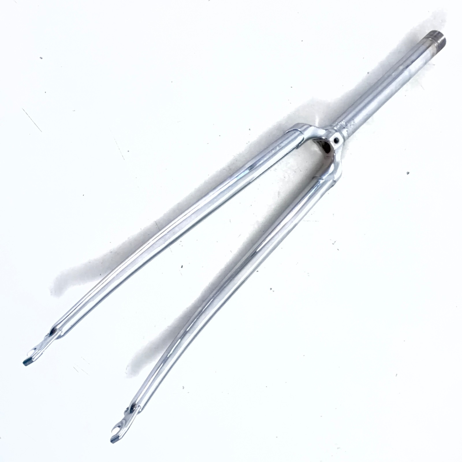 Mercier Vintage Chrome 700c Road Bike Fork 1″/187mm Steer Tube, 375 A-C