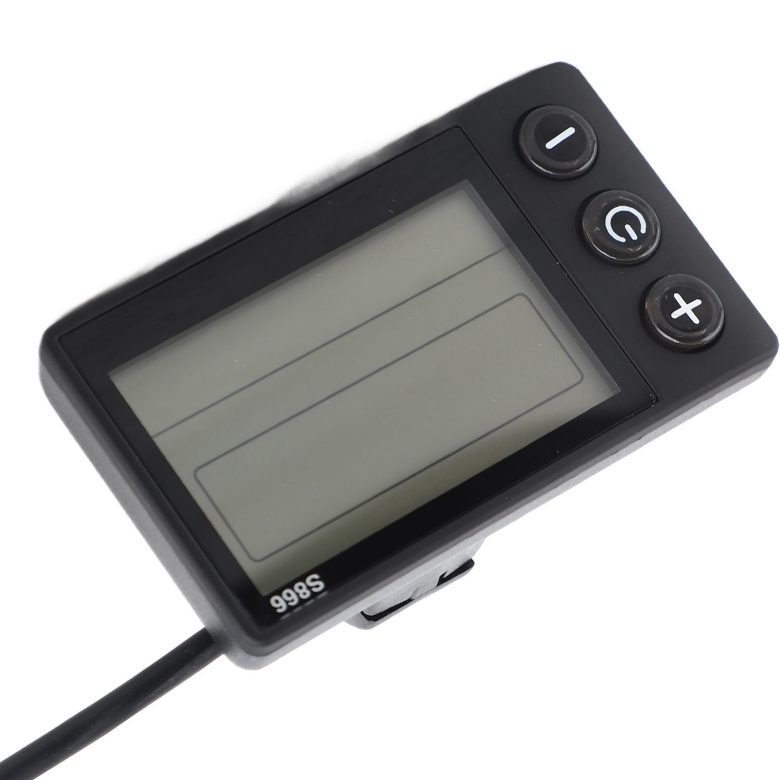 S866 LCD Display Meter 24V 36V 48V E-Bike Scooter Control Panel with SM Plug