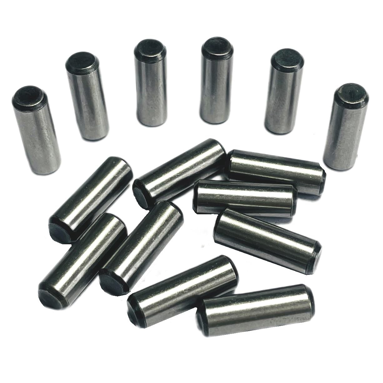 ZDingTech 15PCS 1/4 x 3/4 Dowel Pins,1/4 inch x x Inch, Silver