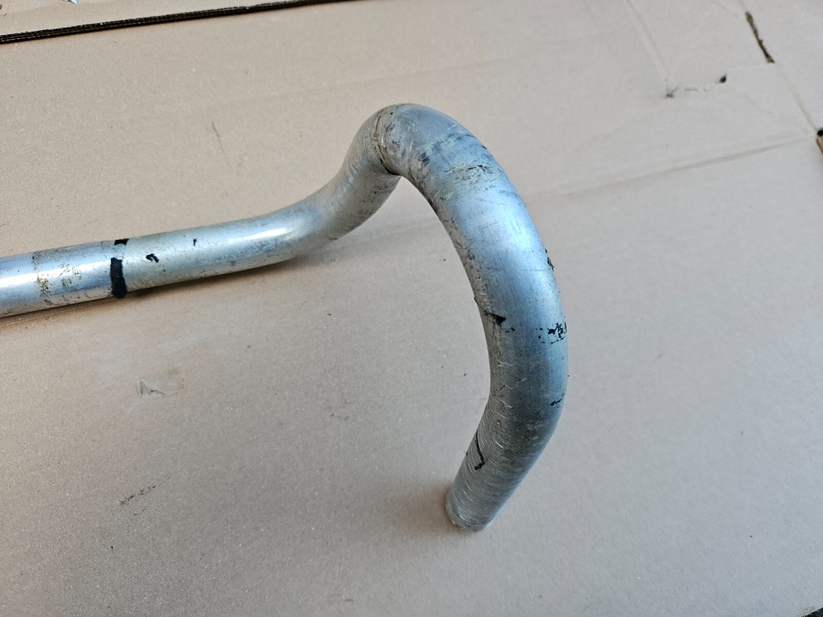 Vintage 70s Italian Road Bike Drop Bars Aluminum 395mm Wide 26.0mm Clamp