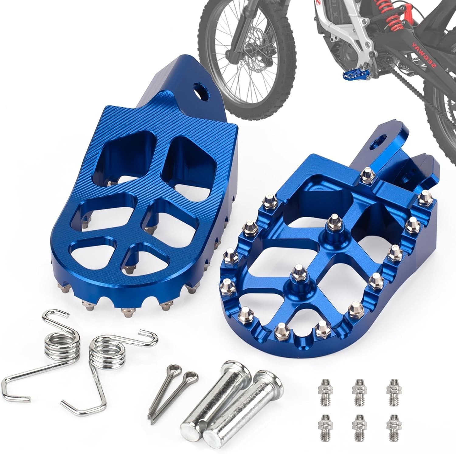 Dirt Bike Foot Pegs for Surron Light Bee X/S E-Ride Pro SS/SR/S Talaria MX3 MX4