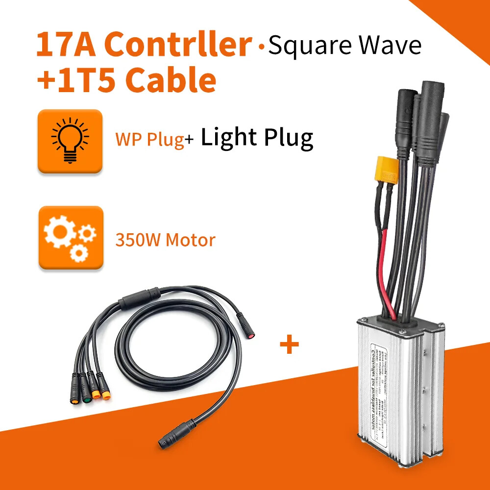 36V 48V 250W 350W 500W 1000W Mountain Ebike Brushless KT Controller Waterproof