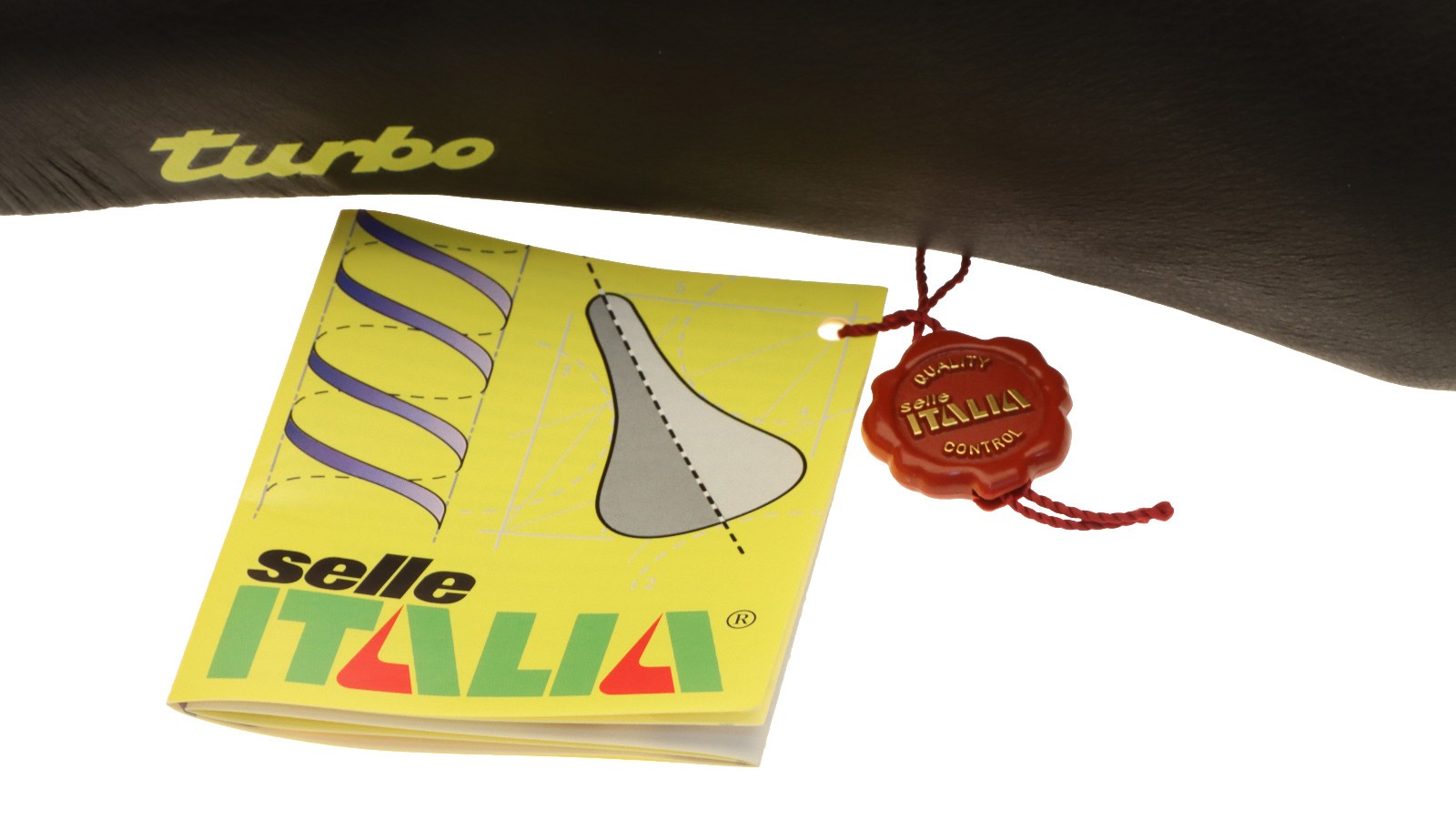 Selle Italia Ladies Turbo Saddle FeC Alloy Black Smooth Leather 1997 NOS NEW
