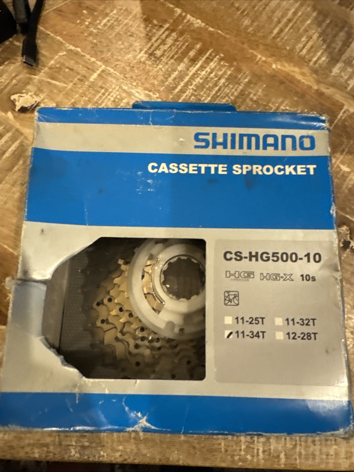 Shimano CS-HG500-10 10-Speed Road Cassette – Silver 11-34T