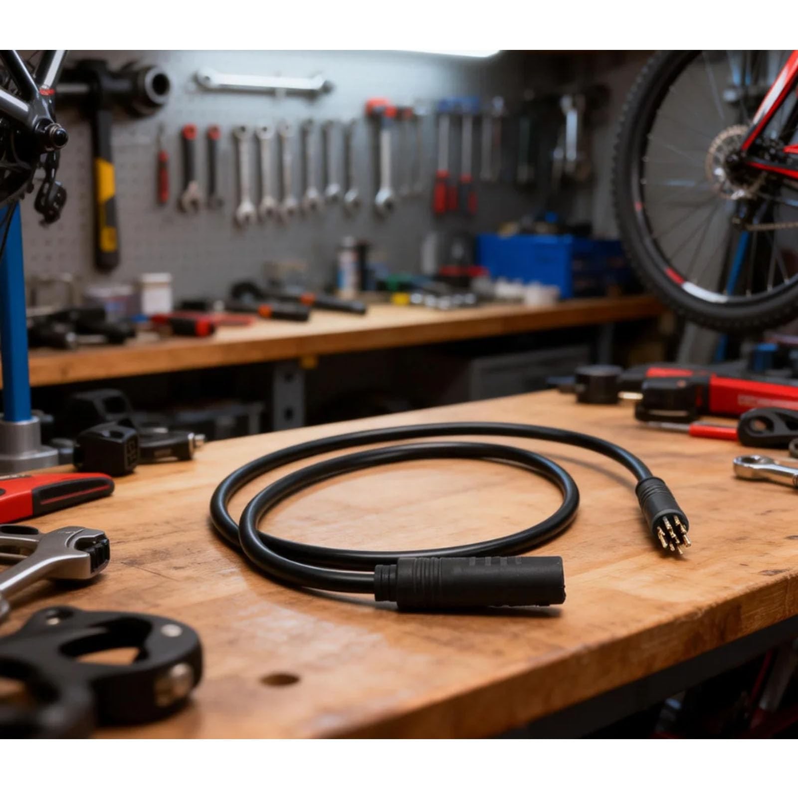 9 Pin EBike Motor Extension Cable,Female to Male Electric Bike Wire EBike Cab…