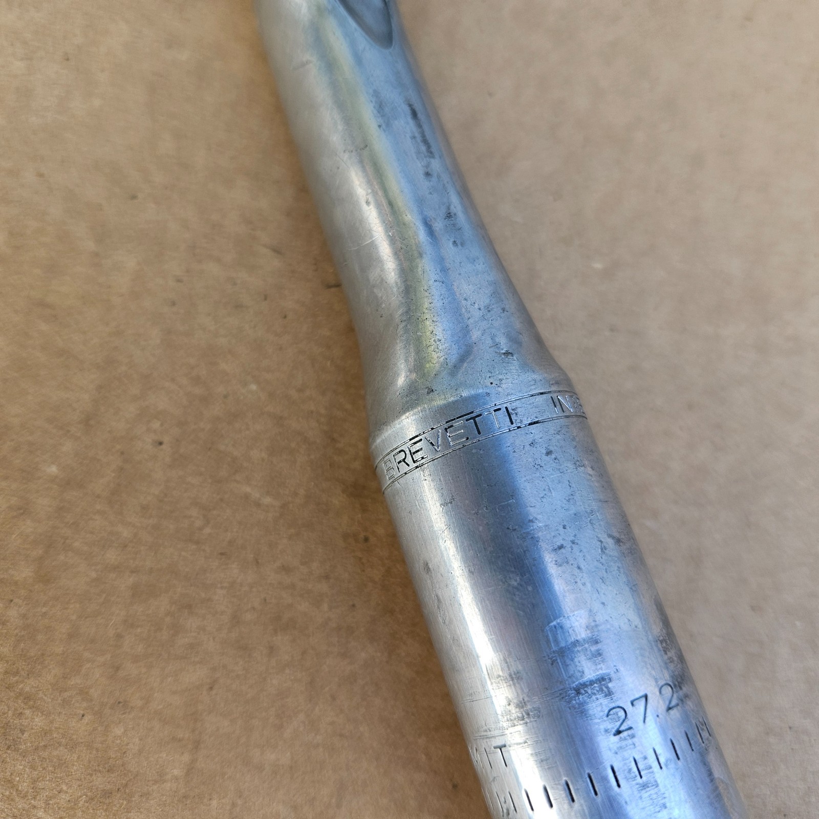 Vintage Campagnolo 27.2 Aero Seatpost 27.2mm x 200mm Brevetti Internaz Italy