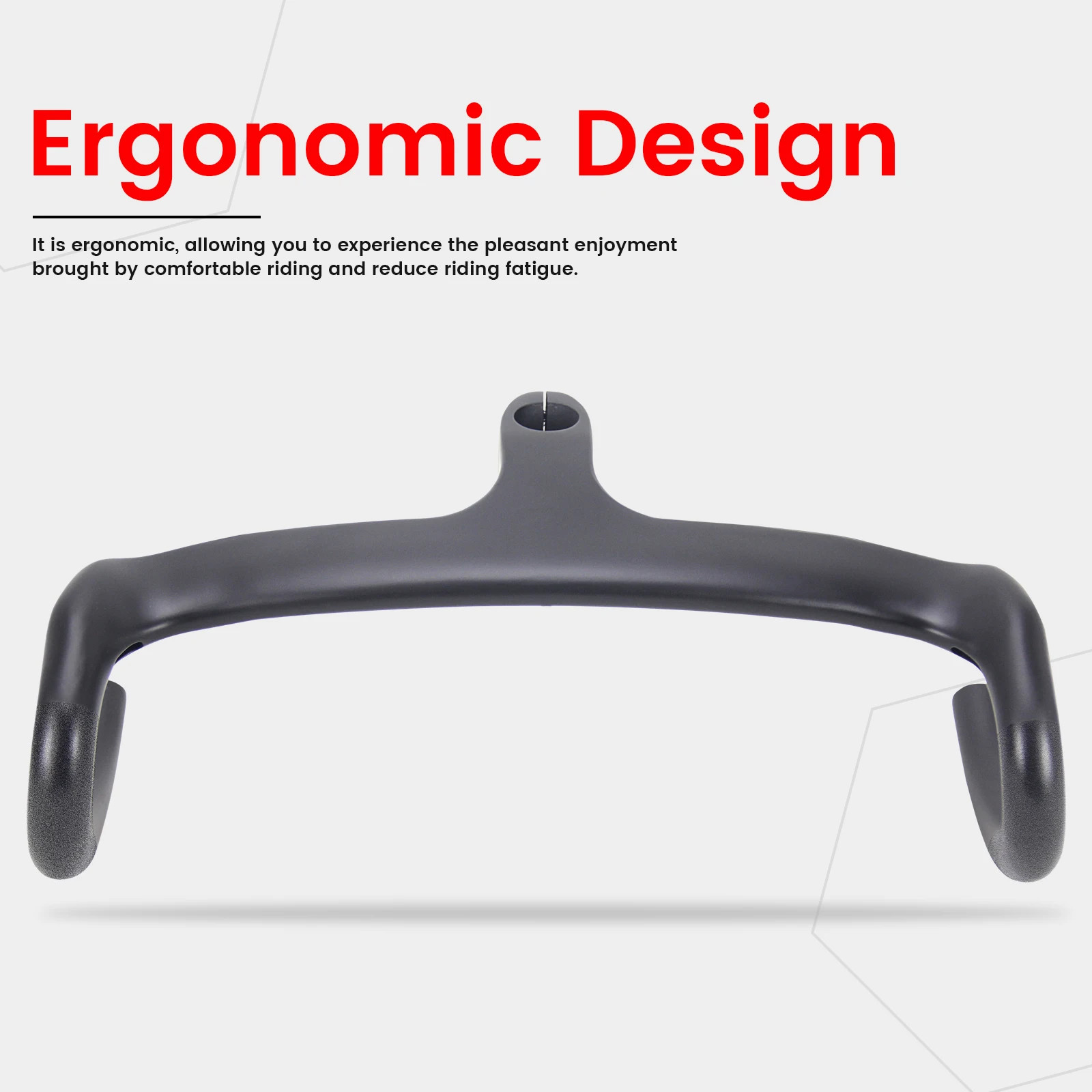Road Bike Full Internal Routing Racing Drop Carbon Handlebars with Spacer