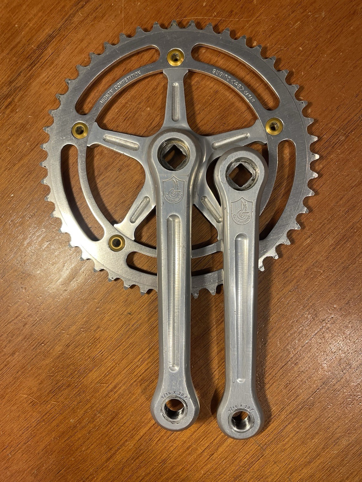 Campagnolo Nuovo Record Crankset Set Up For Track/BMX- 48t – 167.5 mm