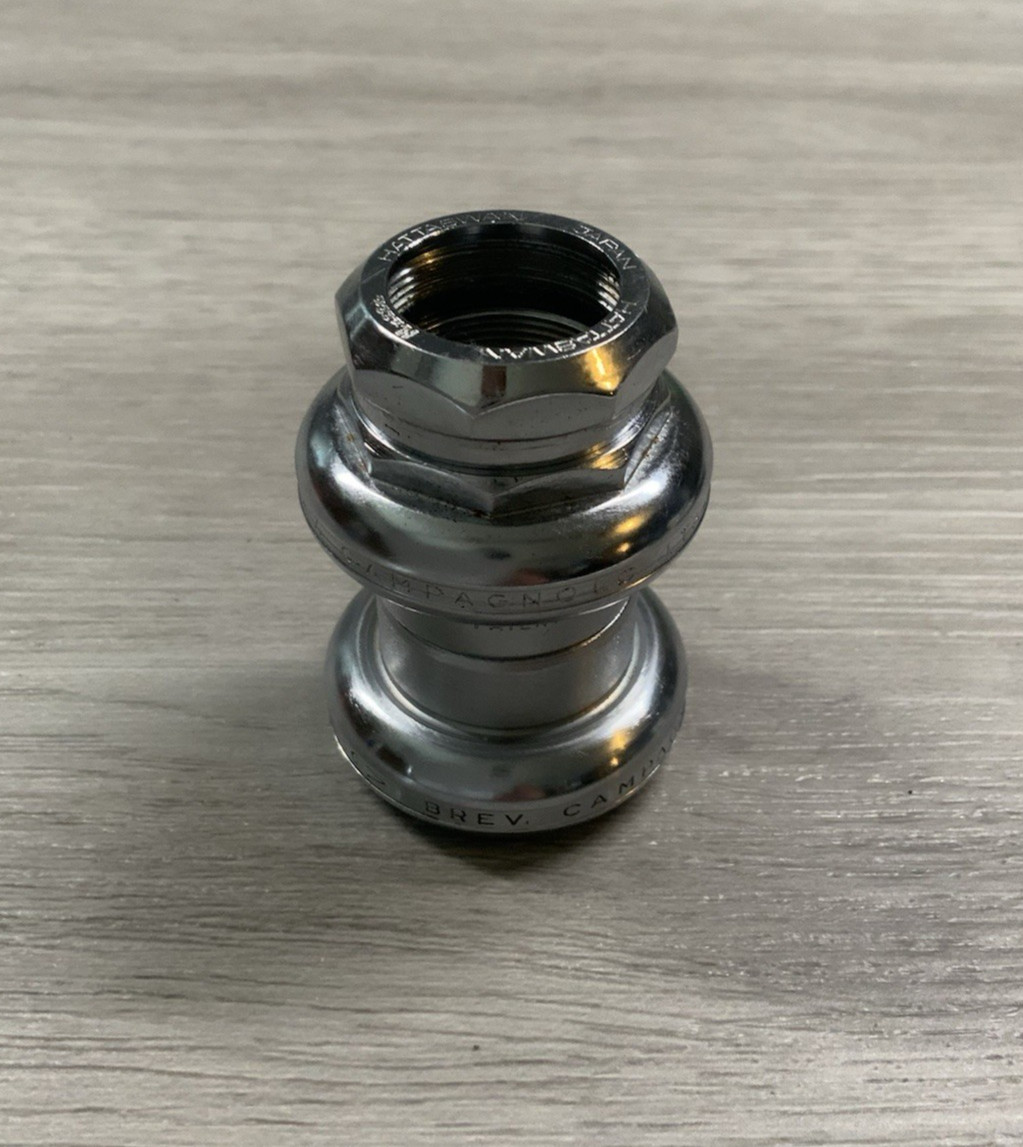 CAMPAGNOLO HEADSET ONE INCH THREADED BRITISH THREADING STEEL CROWN NUT HATTA