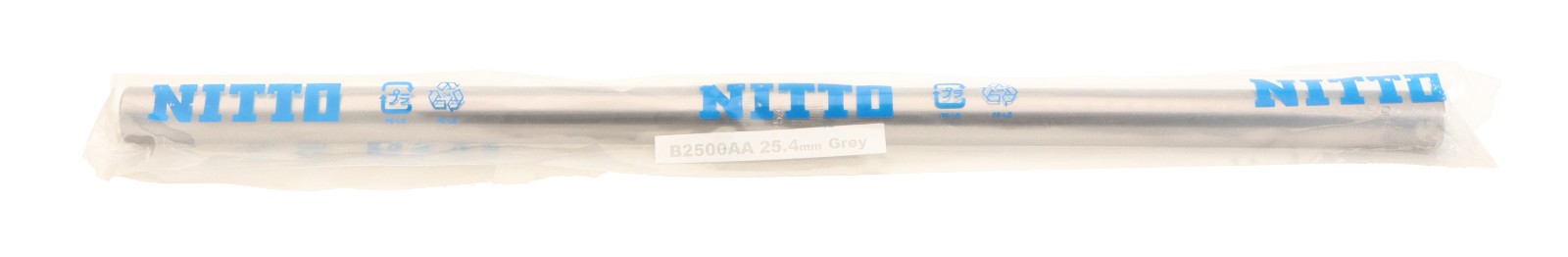 Nitto B2500AA Straight Handlebar Gunmetal 25.4mm Clamp x 50cm Width NOS NEW
