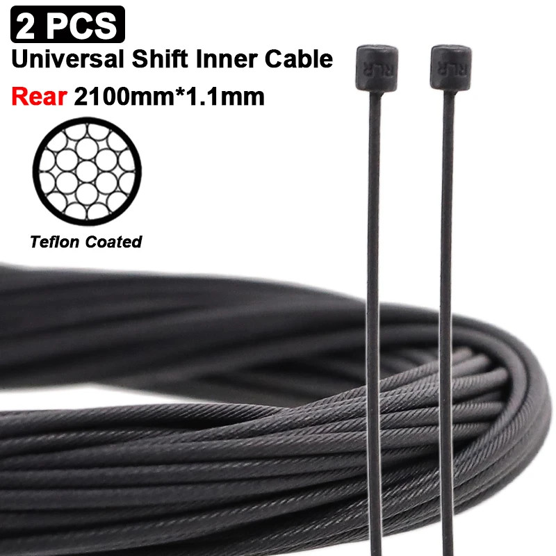 MTB Bike Brake Shift Cable Set Stainless Steel Coated Road Bicycle Kit