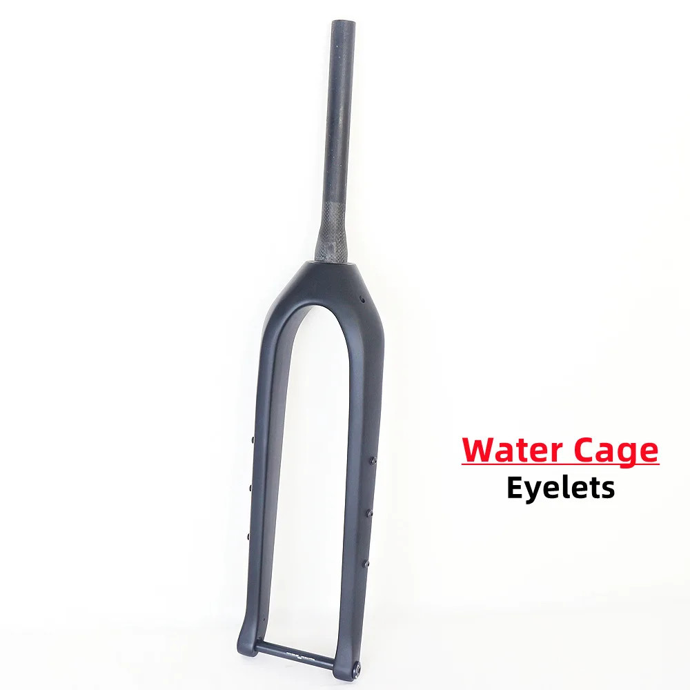 Carbon Fiber Gravel Bike Front Fork 700C Tapered Tube 12*100mm Thru Axle