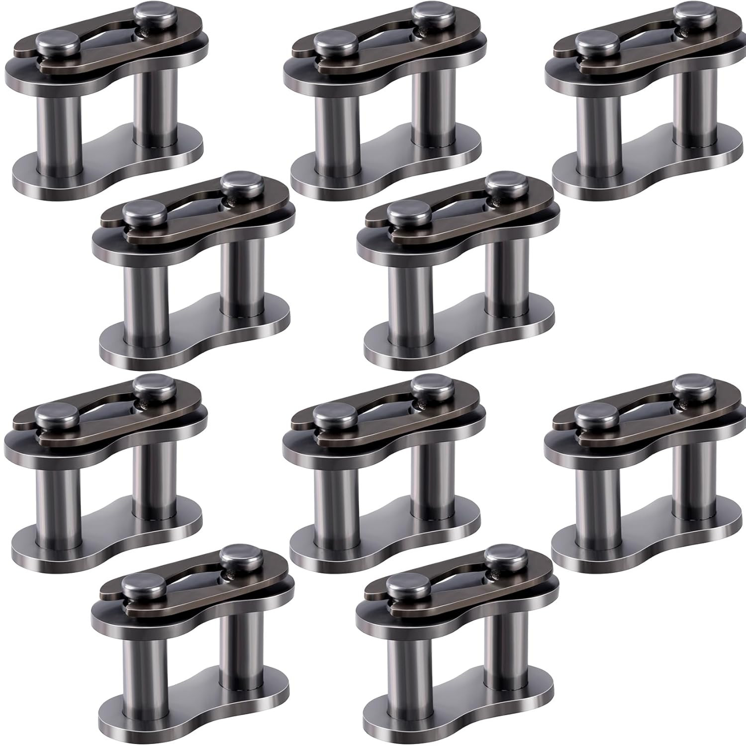 10pcs 35 Chain Master Link Roller Steel Alloy Heavy Duty Connector for Bike …