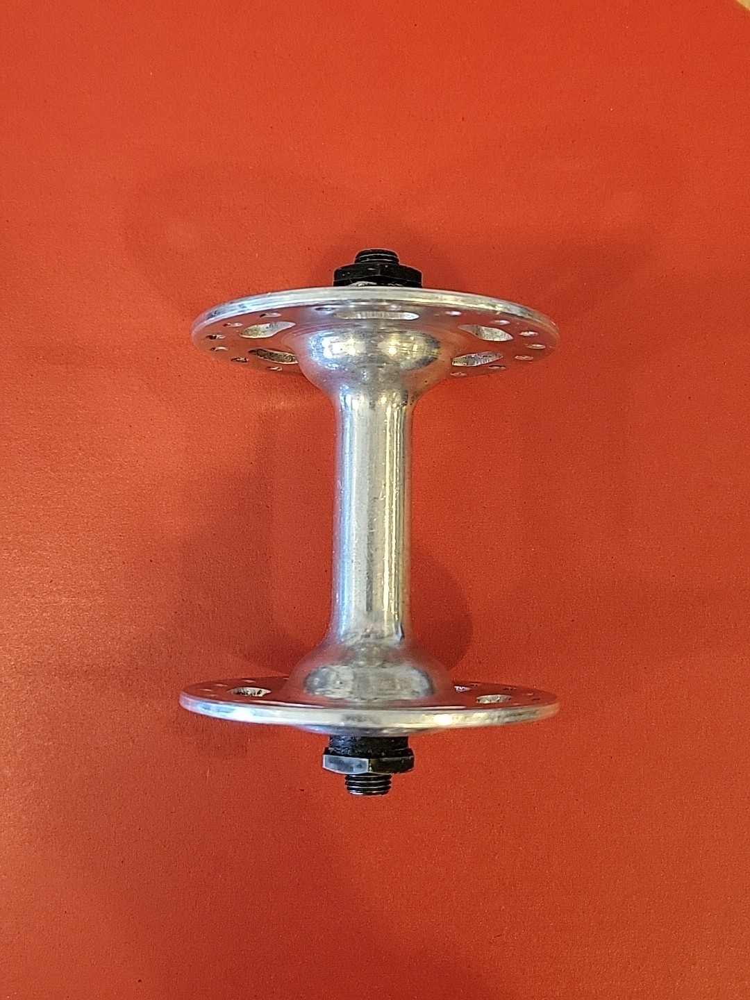 Vintage Suzue Forged Front Hub 36H High Flange 95 mm Quick Release Road Silver