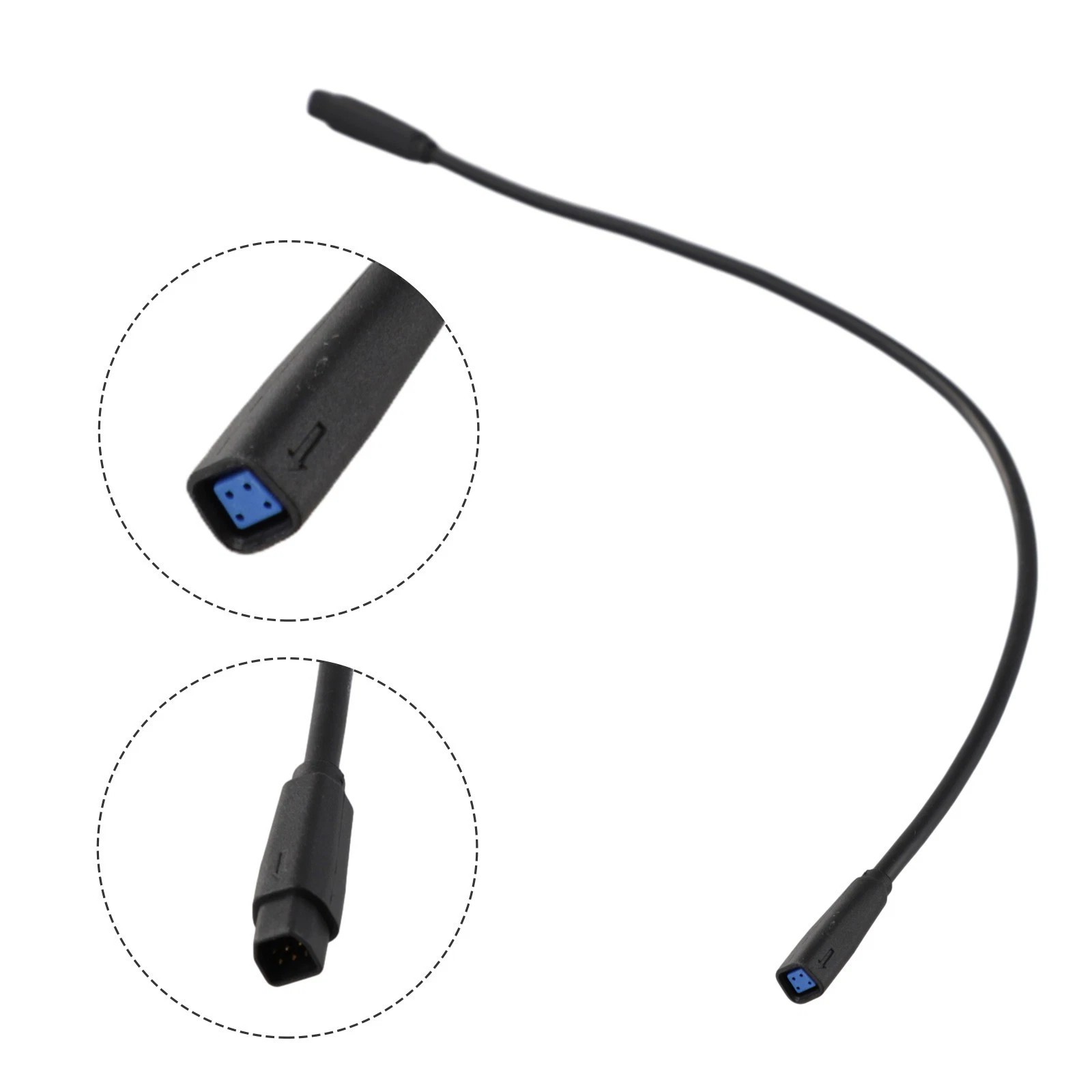 30/60cm Speed Sensor Extension Cable 4Pin For Bafang Mid-Drive Motor CAN Version